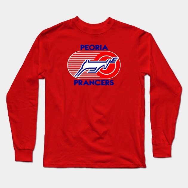 DEFUNCT - Peoria Prancers Hockey Long Sleeve T-Shirt by LocalZonly